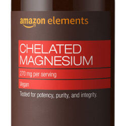 Suplemento Amazon Elements Glicinato De Magnésio Quelatado 2