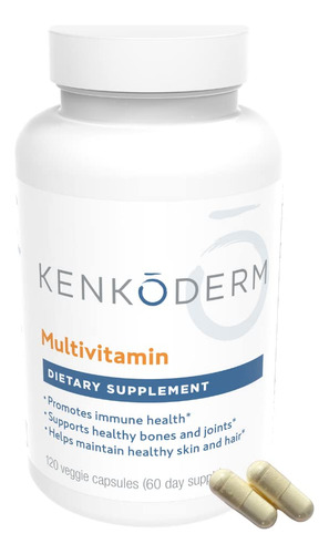 Suplemento Multivitamínico Kenkoderm Para Psoríase 120 Cápsu