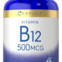 Suplemento Carlyle Vitamina B12 500mcg 500 Comprimidos