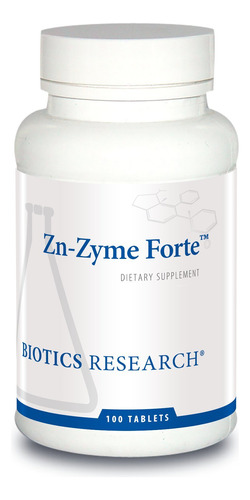 Suplemento Biotics Research Zn-zyme Forte Zinc 25 Mg 100 Com