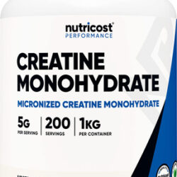 Creatina Monohidratada Em Pó Nutricost 1kg