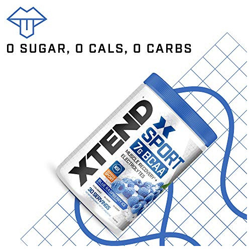 Xtend Sport Bcaa Powder Blue Raspberry Ice Pó Eletrolítico - Imagem 5