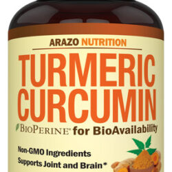 Suplemento Arazo Nutrition Curcuma Curcumina 1300mg 60 Cápsu