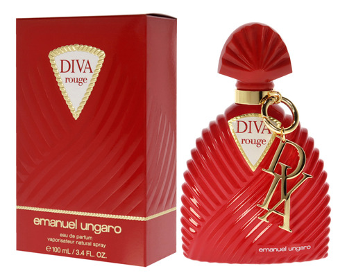 Perfume Emanuel Ungaro Diva Rouge Eau De Parfum 100ml For Wo - Imagem 4