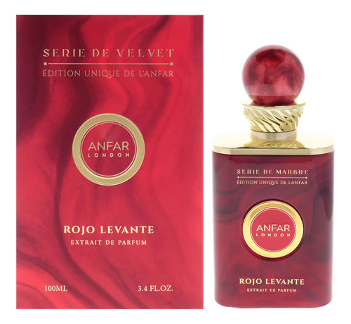 Perfume Anfar Red Velvet Series Levante Extrait 100ml Para