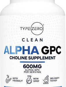 Suplemento Tipo Zero Ultra Clean Alpha Gpc Colina 600 Mg