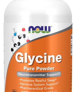 Suplemento Now Glycine Pure Powder 454g Promove Uma Venda Tr