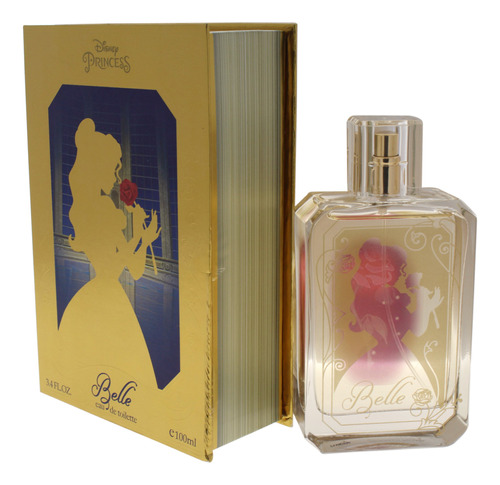 Perfume Disney Princess Belle Eau De Toilette 100ml Para Cri - Imagem 3