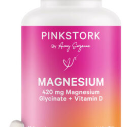 Suplemento De Magnésio Total De Cegonha Rosa Com Vitamina D3