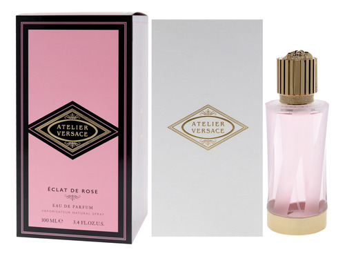 Perfume Versace Atelier Eclat De Rose Eau De Parfum 100ml Fo - Imagem 3