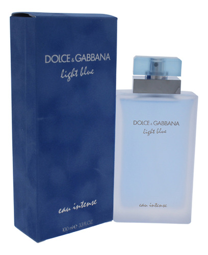 D & G Light Blue Eau Intense Eau De Parfum Spray 3.3 Oz