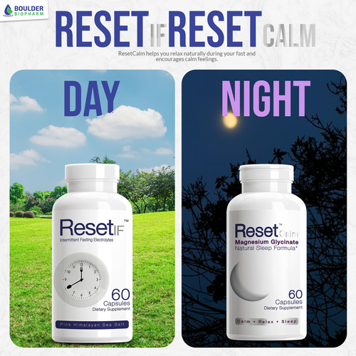 Suplemento Reset Calm Electrolyte Com Melatonina 5-htp Gaba - Imagem 5