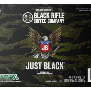 Cápsulas De Café Black Rifle Just Black Medium Roast 84 Unid