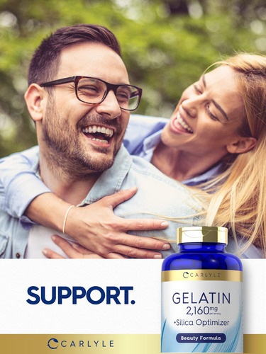 Suplemento Carlyle Gelatin + Silica Optimizer 250 Cápsulas - Imagem 6