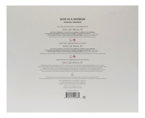 Perfume Ariana Grande Deus É Uma Mulher Para Mulheres, Conju - Imagem 7