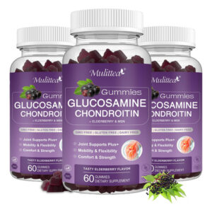 Suplemento Mulittea, Glucosamina, Condroitina, Gomas, Pacote