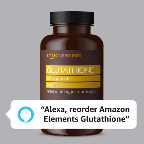 Suplemento Amazon Elements Glutationa 500 Mg 60 Cápsulas - Imagem 4