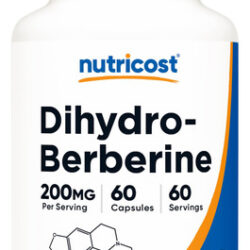 Suplemento Nutricost, Cápsulas De Dihidroberberina, 200 Mg,
