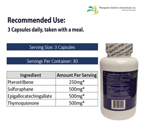 Suplemento Dietético Quadramune Immune Support Com Pterostil - Imagem 5