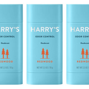 Desodorante Harry's Men Odor Control, Sem Alumínio, Redwood