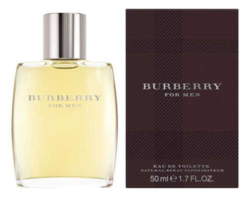 Perfume Burberry Eau De Toilette Para Homens 50ml - Imagem 2