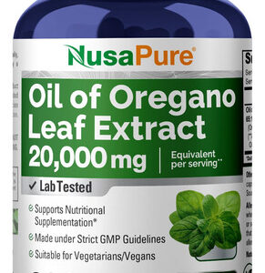 Suplemento De Extrato De Óleo De Orégano Nusapure 20000mg 20