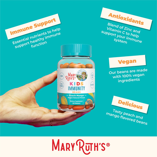 Suplemento Maryruth"s Kids Immunity Beans 60 Gomas Veganas - Imagem 9