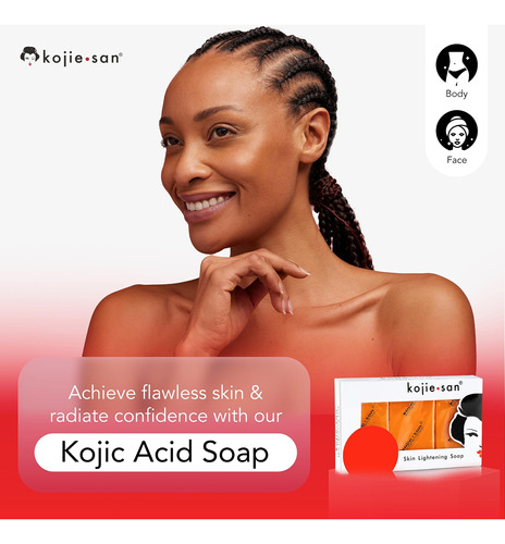 Sabonete Kojie San, Clareador Facial E Corporal Com Ácido Kó - Imagem 7