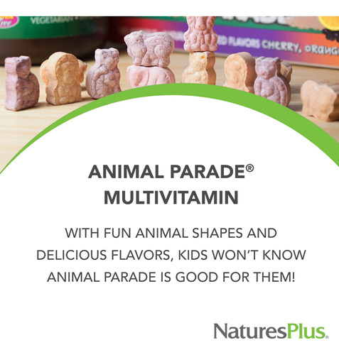 Suplemento Natures Plus Animal Parade Children's Mu - Imagem 3