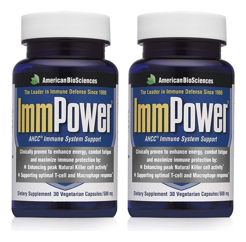 Suplemento American Biosciences Immpower Ahcc 500 Mg 30 Cáps