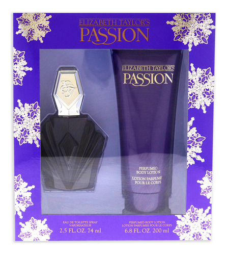 Perfume Elizabeth Taylor Passion For Women, Conjunto De Pres - Imagem 4