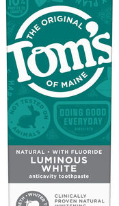 Pasta De Dentes Tom's Of Maine Natural Luminous White 140 Ml