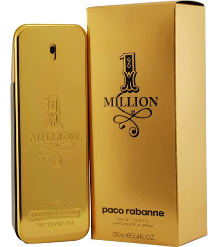 Perfume Paco Rabanne 1 Million Edt Spray 100ml Para Homens - Imagem 2