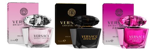 Conjunto De Perfumes Versace Bright Crystal Crystal Noir Abs
