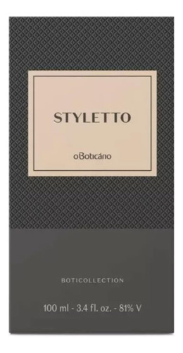 Perfume O Boticario Styletto Eau De Toilette 100ml For Men - Imagem 6