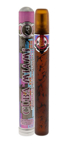 Cuba City Miami By Cuba Para Mulheres - Spray Edp De 1,17 On