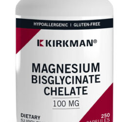 Suplemento Kirkman Quelato De Bisglicinato De Magnésio 250 C