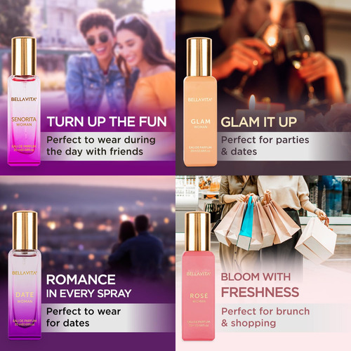 Conjunto De Perfumes Bella Vita Luxury Eau De Parfum Para Mu - Imagem 2