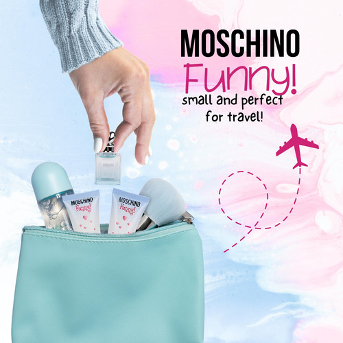 Conjunto De Presentes De Perfume Moschino Funny! Toy 2 Mini - Imagem 3