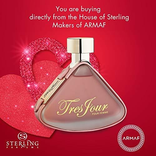 Eau De Parfume Armaf Tres Jour Para Mulheres 3,4 Onças, Rosa - Imagem 7