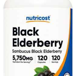 Suplemento Nutricost Em Cápsulas De Sabugueiro 575 Mg (120 C