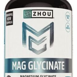 Suplemento Complexo De Glicinato De Magnésio Zhou 350 Mg 180