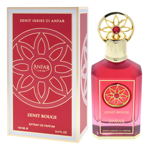 Perfume Anfar Zenit Rouge Extrait De Parfum 100ml Para Mulhe - Imagem 4