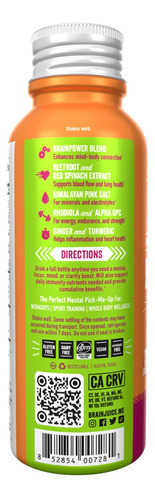 Suplemento Brainjuice Brain Booster Shot Peach Mango 75 Mlx1 - Imagem 6