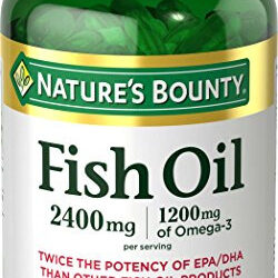 Suplemento De Óleo De Peixe Nature's Bounty, 2400 Mg, Chá