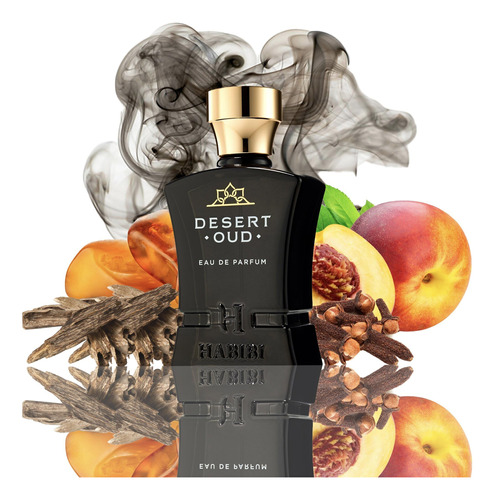 Perfume H Habibi Desert Oud Arabian Eau De Parfum Para Homen - Imagem 4
