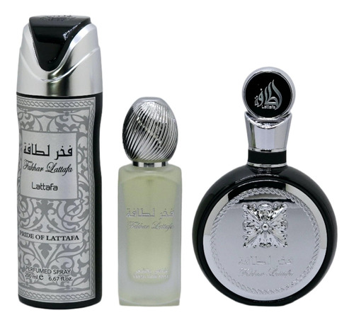 Perfume Lattafa Fakhar Para Homens Eau De Parfum 100ml 3 Peç - Imagem 2