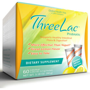 Suplemento Dietético Global Health Trax Threelac Lemon Flavo