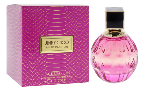 Perfume Jimmy Choo Rose Passion Eau De Parfum 60ml Para Mulh - Imagem 3