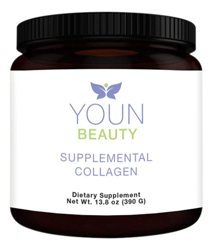 Colágeno Suplementar Em Pó Youn Beauty 30 Porções Unflavo
